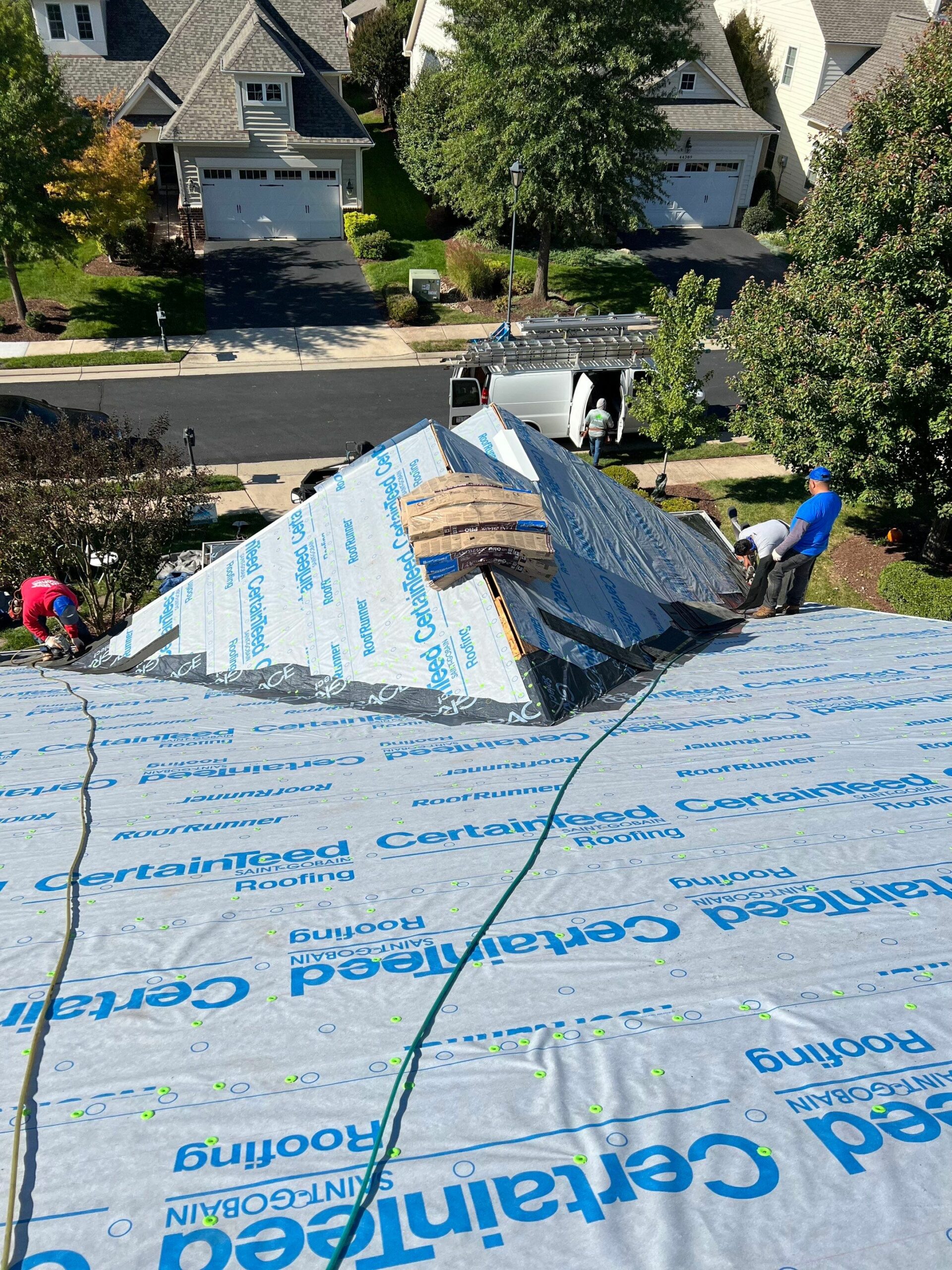 Roofing customer in Ashburn, VA